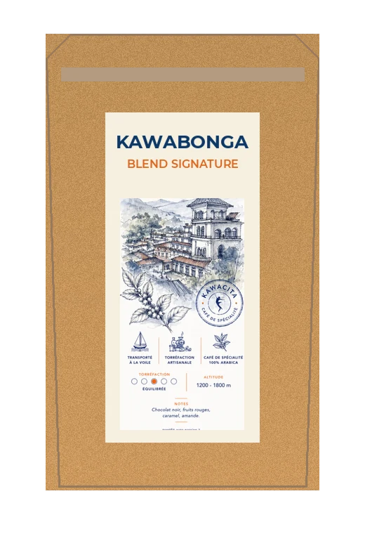 Paquet de café Kawabonga
