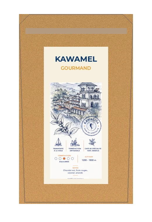 Paquet de café Kawamel